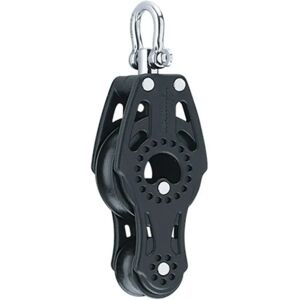Harken Carbo Fiddle Pulley 57 Mm Shackle Black One Size unisex Harken Carbo Fiddle Pulley 57 Mm Shackle Black One Size unisex