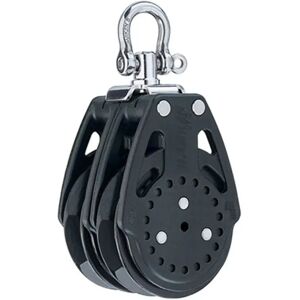 Harken Carbo Ratchamatic Double Pulley 57 Mm Black One Size unisex Harken Carbo Ratchamatic Double Pulley 57 Mm Black One Size unisex