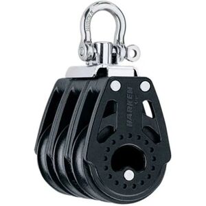 Harken Carbo Triple Block Pulley 40 Mm Black / Silver One Size unisex Harken Carbo Triple Block Pulley 40 Mm Black / Silver One Size unisex