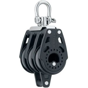 Harken Carbo Triple Block With Becket Pulley 40 Mm Black / Silver One Size unisex Harken Carbo Triple Block With Becket Pulley 40 Mm Black / Silver One Size unisex