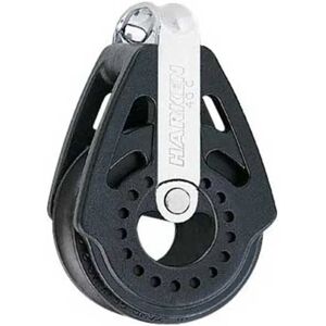 Harken Carbo Fixed Pulley 40 Mm Black / Silver One Size unisex Harken Carbo Fixed Pulley 40 Mm Black / Silver One Size unisex