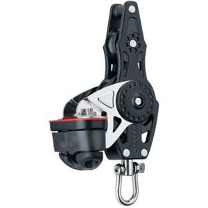Harken Cabo Fiddle With Cam Cleat And Becket Pulley 40 Mm Black / Silver One Size unisex Harken Cabo Fiddle With Cam Cleat And Becket Pulley 40 Mm Black / Silver One Size unisex