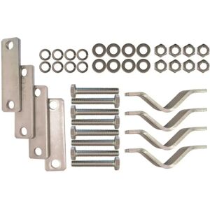 Lalizas Lifebuoy Ring Rail Mounting Kit Silver One Size unisex Lalizas Lifebuoy Ring Rail Mounting Kit Silver One Size unisex