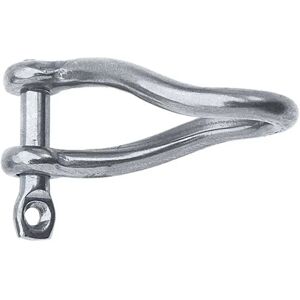 Talamex Twisted Long Shackle 10 Units Silver 6 mm unisex Talamex Twisted Long Shackle 10 Units Silver 6 mm unisex