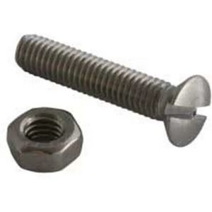 Talamex Raised Head Countersunk Slotted 6 Units Grey M6 x 40 mm unisex Talamex Raised Head Countersunk Slotted 6 Units Grey M6 x 40 mm unisex