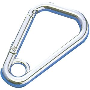 Talamex Carabiner Hook Asymmetric With Eye 10 Units Grey 8 mm unisex Talamex Carabiner Hook Asymmetric With Eye 10 Units Grey 8 mm unisex