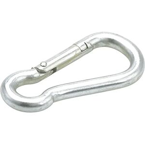 Talamex Carabiner Hook Galvanized 25 Units Grey 70 x 7 mm unisex Talamex Carabiner Hook Galvanized 25 Units Grey 70 x 7 mm unisex