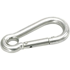Talamex Carabiner Hook/eye 10 Units Grey 80 mm unisex Talamex Carabiner Hook/eye 10 Units Grey 80 mm unisex