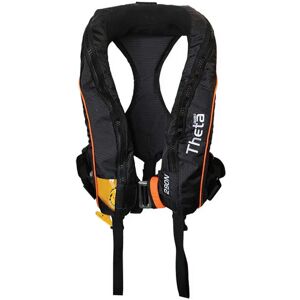 Lalizas Theta Inflatable Lifejacket Auto 290n With Hammar Ma1 Spray Hood And Double Crotch Black One Size unisex Lalizas Theta Inflatable Lifejacket Auto 290n With Hammar Ma1 Spray Hood And Double Crotch Black One Size unisex