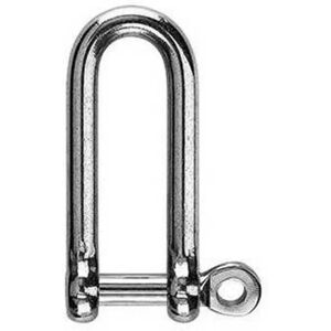 Barton Marine Stainless Steel Long Safety Pin Shackle 2 Units 5 mm unisex Barton Marine Stainless Steel Long Safety Pin Shackle 2 Units 5 mm unisex