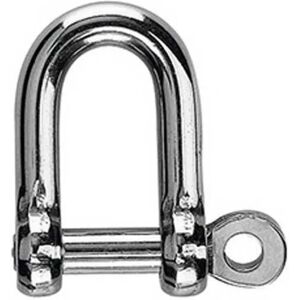 Barton Marine Stainless Steel Short Safety Pin Shackle 10 mm unisex Barton Marine Stainless Steel Short Safety Pin Shackle 10 mm unisex