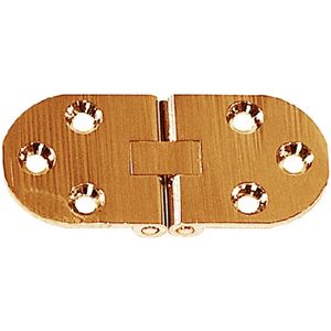 Plastimo Brass Briquet Hinge 2 Units 30 x 67 mm unisex Plastimo Brass Briquet Hinge 2 Units 30 x 67 mm unisex