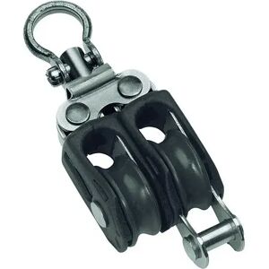 Barton Marine Double Swivel Pulley With Rope Support 275kg 5 Mm Black 20 x 79 mm unisex Barton Marine Double Swivel Pulley With Rope Support 275kg 5 Mm Black 20 x 79 mm unisex