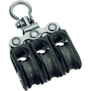 Barton Marine Triple Swivel Pulley 275kg 5 Mm Black 20 x 67 mm unisex Barton Marine Triple Swivel Pulley 275kg 5 Mm Black 20 x 67 mm unisex