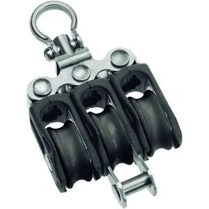 Barton Marine Triple Swivel Pulley With Rope Support 275kg 5 Mm Black 20 x 80 mm unisex Barton Marine Triple Swivel Pulley With Rope Support 275kg 5 Mm Black 20 x 80 mm unisex