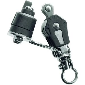 Barton Marine Triple Swivel Pulley With Rope Support/cleam Cleat 275kg 5 Mm Black 20 x 72 mm unisex Barton Marine Triple Swivel Pulley With Rope Support/cleam Cleat 275kg 5 Mm Black 20 x 72 mm unisex