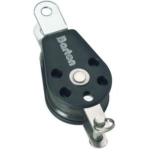 Barton Marine Single Fixed Pulley With Rope Support/removable Clevis Pin 350kg 8 Mm Black 30 x 87 mm unisex Barton Marine Single Fixed Pulley With Rope Support/removable Clevis Pin 350kg 8 Mm Black 30 x 87 mm unisex