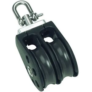Barton Marine Double Swivel Pulley 385kg 10 Mm Black 40 x 107 mm unisex Barton Marine Double Swivel Pulley 385kg 10 Mm Black 40 x 107 mm unisex