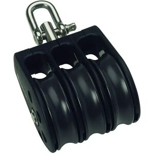 Barton Marine Triple Swivel Pulley 630kg 12 Mm Black 58 x 139 mm unisex Barton Marine Triple Swivel Pulley 630kg 12 Mm Black 58 x 139 mm unisex