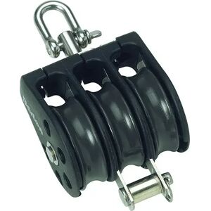 Barton Marine Triple Swivel Pulley With Rope Support 630kg 12 Mm Black 58 x 155 mm unisex Barton Marine Triple Swivel Pulley With Rope Support 630kg 12 Mm Black 58 x 155 mm unisex