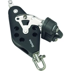 Barton Marine 7802631 Triple Swivel Pulley With Rope Support/cleam Cleat 370kg 8 Mm Black 145 mm unisex Barton Marine 7802631 Triple Swivel Pulley With Rope Support/cleam Cleat 370kg 8 Mm Black 145 mm unisex