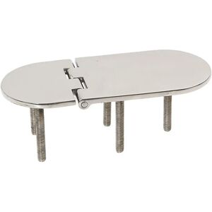 A.a.a. Stainless Steel Reversed Hinge With Prisioner Bolts 145x65x4 Mm Silver One Size unisex A.a.a. Stainless Steel Reversed Hinge With Prisioner Bolts 145x65x4 Mm Silver One Size unisex