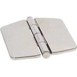Marine Town Stainless Steel Semi Recessed Bolt Cover Hinge 74x75 Mm Silver One Size unisex Marine Town Stainless Steel Semi Recessed Bolt Cover Hinge 74x75 Mm Silver One Size unisex