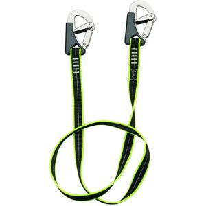 Plastimo 2 Hooks Static Safety Strap 1.5 M Black / Yellow One Size unisex Plastimo 2 Hooks Static Safety Strap 1.5 M Black / Yellow One Size unisex