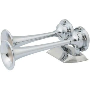 Marinco Mini Double Horn Chrome 24.13 x 12.7 x 9.53 cm unisex Marinco Mini Double Horn Chrome 24.13 x 12.7 x 9.53 cm unisex