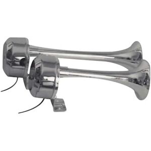 Plastimo Stainless Steel Trumpet Horn 12v Silver 228 x 102 x 82 mm unisex Plastimo Stainless Steel Trumpet Horn 12v Silver 228 x 102 x 82 mm unisex