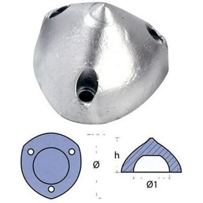 Tecnoseal Anode Ogive Max Grey - Anode - Marine Equipment Tecnoseal Anode Ogive Max Grey - Anode - Marine Equipment