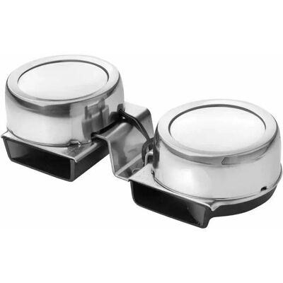 Vetus 12V Double Electric - Inox - High/Low - Horn Vetus 12V Double Electric - Inox - High/Low - Horn