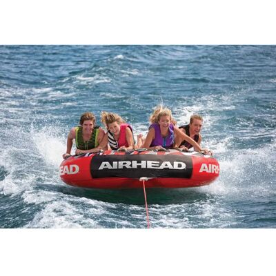 Airhead Megaslice Towable Grey / Red / White 4 Places unisex Airhead Megaslice Towable Grey / Red / White 4 Places unisex