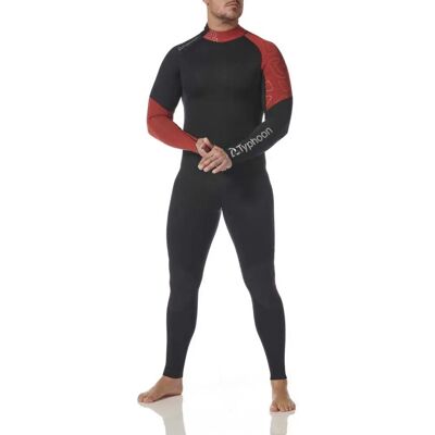 Typhoon Performance 3/2 Mm Neoprene Wetsuit Black / Red S male Typhoon Performance 3/2 Mm Neoprene Wetsuit Black / Red S male