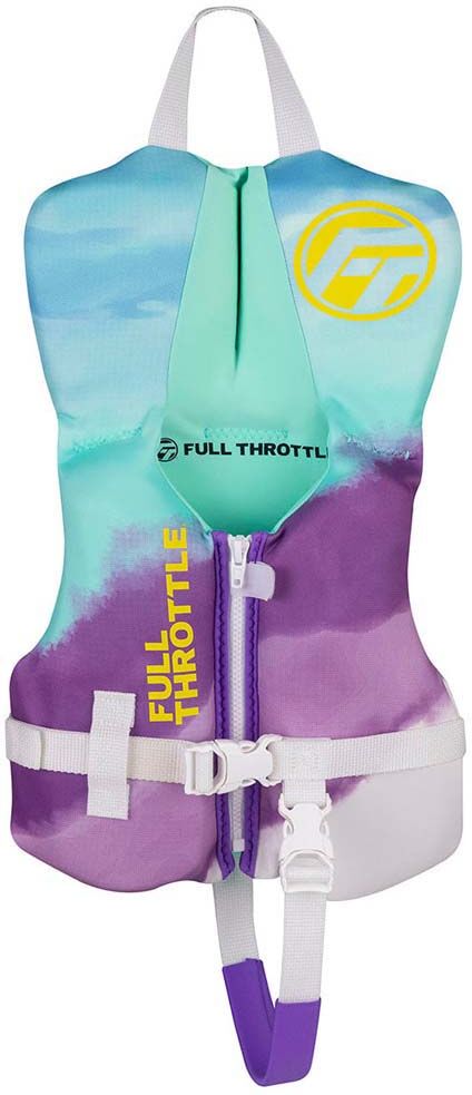 Full Throttle Dry Flex Back Junior Life Jacket Aqua <13 kg unisex