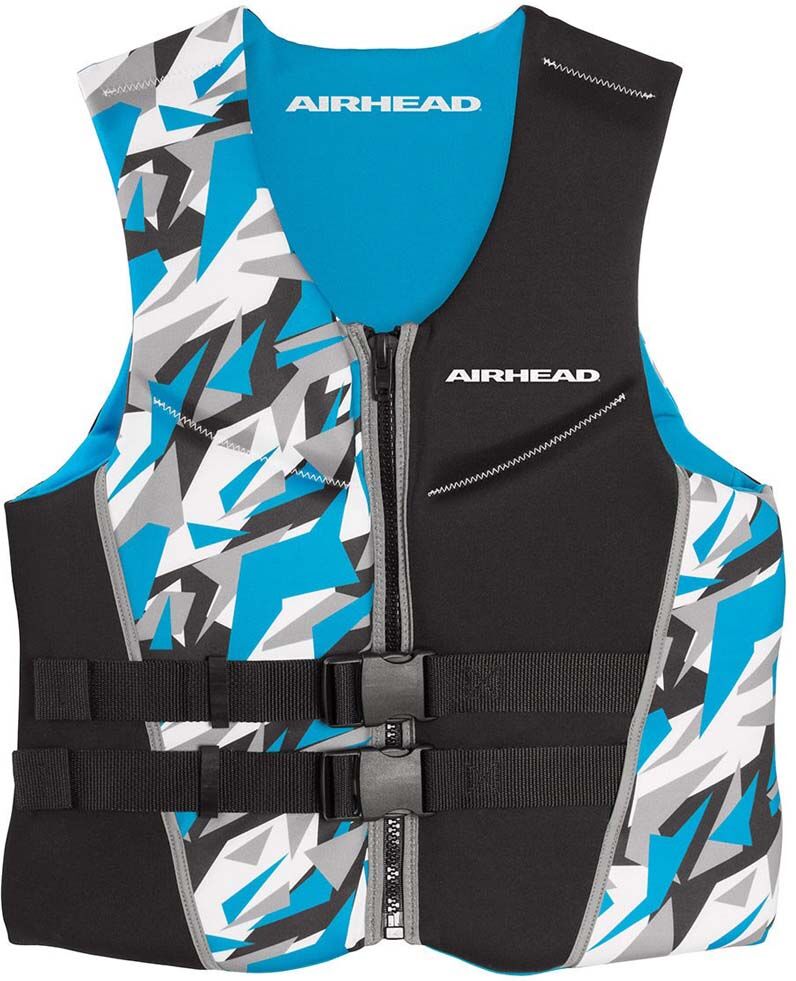 Airhead Cool Neolite Kwik Dry Life Jacket Blue Camo XL unisex
