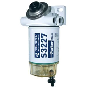 Parker Racor Gasoline Spin On Series Fuel Water Separator With Primer Pump Filter Outboard 90 GPH unisex Parker Racor Gasoline Spin On Series Fuel Water Separator With Primer Pump Filter Outboard 90 GPH unisex