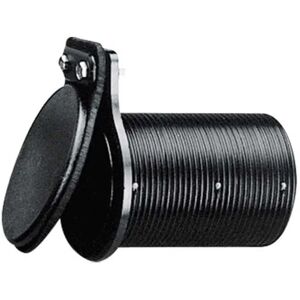 Nuova Rade Thru Hull With Non Return Valve Extension Black 68 x 107 mm unisex Nuova Rade Thru Hull With Non Return Valve Extension Black 68 x 107 mm unisex