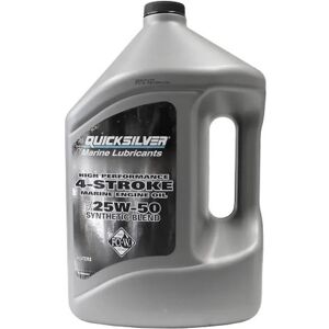 Quicksilver Boats 4 Stroke Fcw 25w50 Synthetic Blend Marine Outboard Oil Engine 4l 3 Units Grey One Size unisex Quicksilver Boats 4 Stroke Fcw 25w50 Synthetic Blend Marine Outboard Oil Engine 4l 3 Units Grey One Size unisex