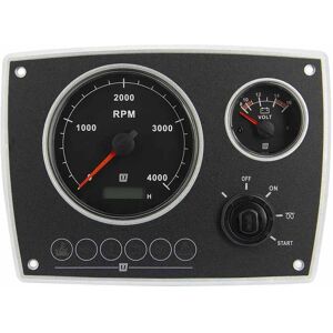 Vetus Aluminium Mpa22 0-4000rpm Engine Panel 12v Black 218 x 157 mm unisex Vetus Aluminium Mpa22 0-4000rpm Engine Panel 12v Black 218 x 157 mm unisex