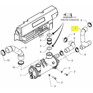 Vetus D2009 Hose Heatexchang-elbow One Size unisex Vetus D2009 Hose Heatexchang-elbow One Size unisex