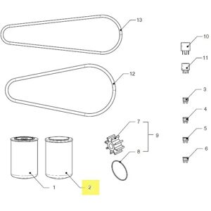 Vetus Vd4/vd6 Fuel Filter One Size unisex Vetus Vd4/vd6 Fuel Filter One Size unisex