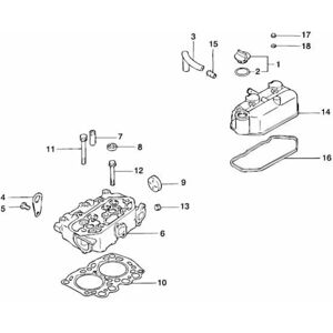Vetus M2 06 Engine Cylinder Head Grey One Size unisex Vetus M2 06 Engine Cylinder Head Grey One Size unisex