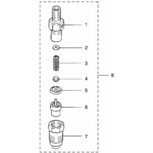 Vetus M2/m3/m4 Fuel Injector Grey One Size unisex Vetus M2/m3/m4 Fuel Injector Grey One Size unisex
