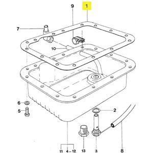 Vetus M3.10 Oil Sump Gasket Grey One Size unisex Vetus M3.10 Oil Sump Gasket Grey One Size unisex