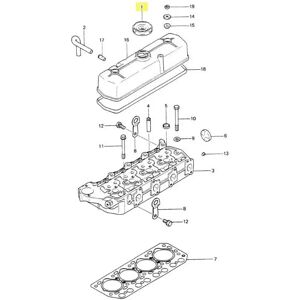 Vetus M3.10/m4.14 Oil Filler Cap Black One Size unisex Vetus M3.10/m4.14 Oil Filler Cap Black One Size unisex