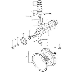 Vetus Standard M4.14 Piston Rings Set Grey One Size unisex Vetus Standard M4.14 Piston Rings Set Grey One Size unisex