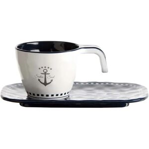 Marine Business Sailor Espresso Coffee Set 80ml White / Blue One Size unisex Marine Business Sailor Espresso Coffee Set 80ml White / Blue One Size unisex