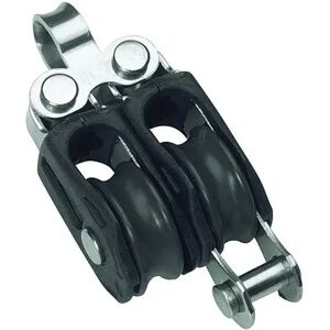 Barton Marine Double Fixed Pulley With Rope Support 275kg 5 Mm Black 20 x 63.5 mm unisex Barton Marine Double Fixed Pulley With Rope Support 275kg 5 Mm Black 20 x 63.5 mm unisex