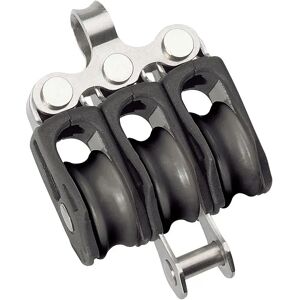 Barton Marine T0 Triple Fixed Pulley With Becket Black 20 mm unisex Barton Marine T0 Triple Fixed Pulley With Becket Black 20 mm unisex